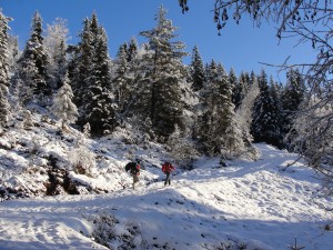 Aufstieg zum Schleier Wasserfall