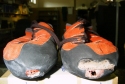 Schuh ist kaputt Gummi weggeschrabbelt