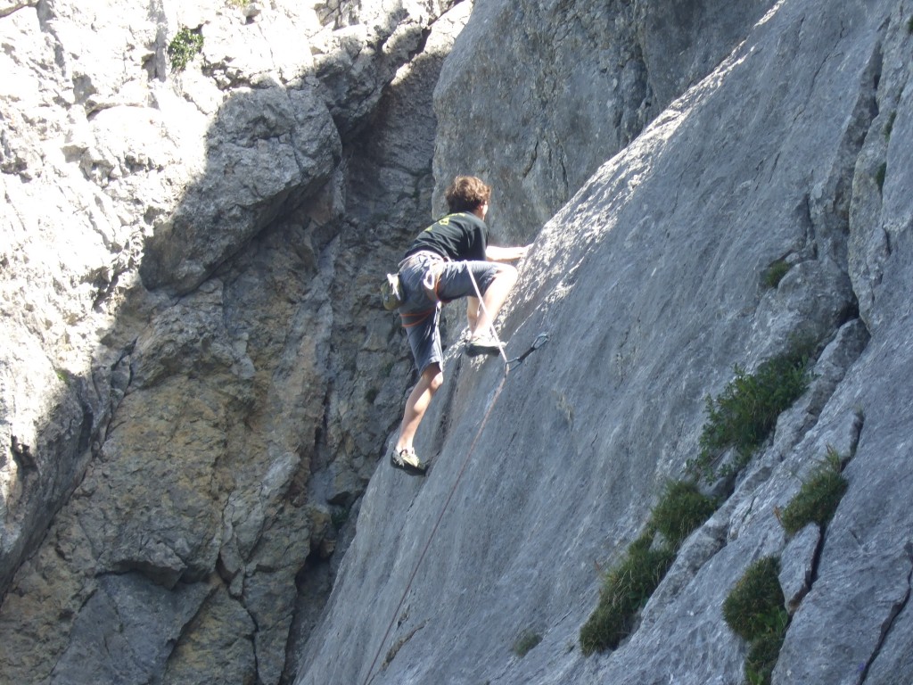 Nur eine von vielen der genialen Touren am Plankenstein- "High Noon" (hart 7+)